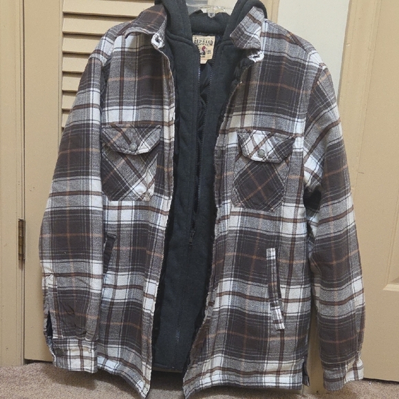 Plaid Shirt Jacket for Men - Picture 3 of 9